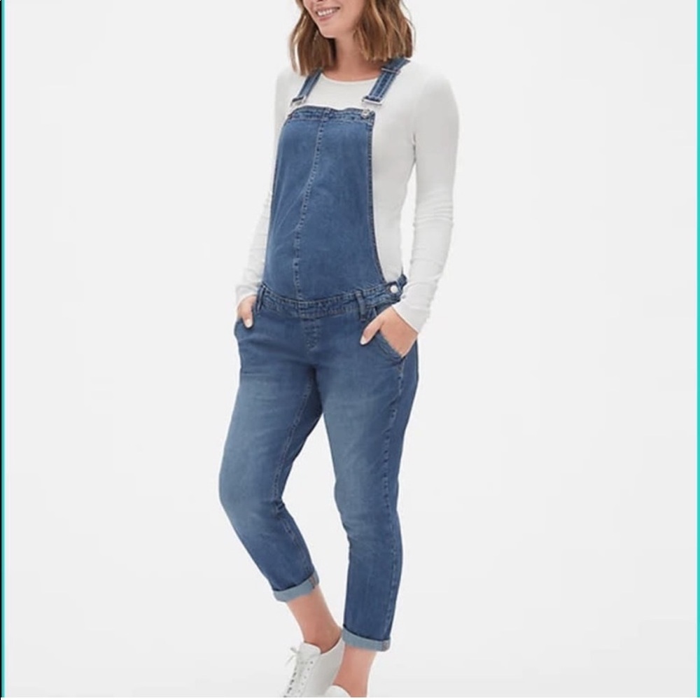 GAP Maternity Denim Overalls